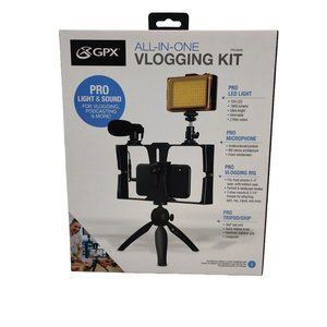 GPX  iLive All-In-One Vlogging Kit - Pro Light & Sound GPX